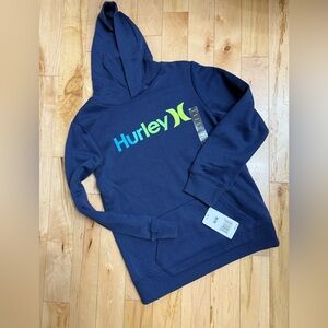 NWT Hurley Boys Navy Hoodie Tee Set  14/16